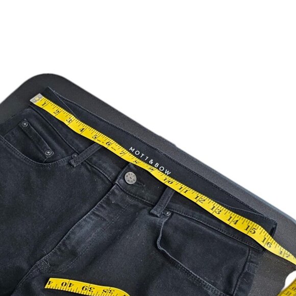 Mott & Bow Men's Slim Black Jeans - Picture 3 of 9